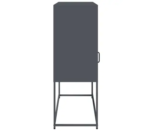 Kumode, Antracītpelēka, 100,5X39X107 Cm, Auksti Velmēts Tērauds Vidaxl Kumode, Antracītpelēka, 100,5X39X107 Cm, Auksti Velmēts Tērauds Vidaxl