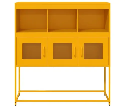 Kumode, Sinepju Dzeltena, Auksti Velmēts Tērauds Vidaxl