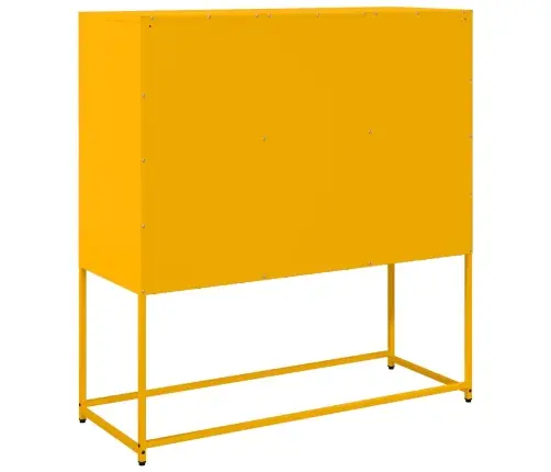 Kumode, Sinepju Dzeltena, Auksti Velmēts Tērauds Vidaxl