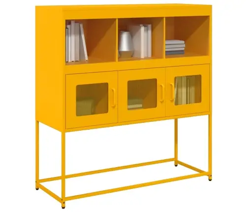 Kumode, Sinepju Dzeltena, Auksti Velmēts Tērauds Vidaxl