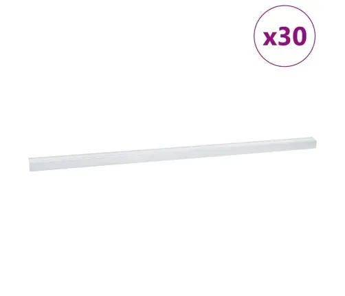 Laiptų Profiliai 30 Pcs Sidabro 67 Cm Aliuminis