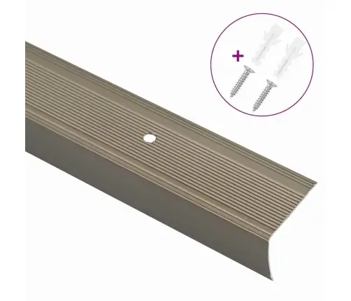 Trepiastme Servaprofiilid 30 Pcs Šampanjavärvi 67 Cm Alumiinium