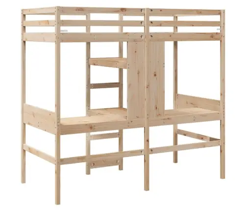 Aukšta Lova Be Čiužinio, Balta, 80X200cm Pušis