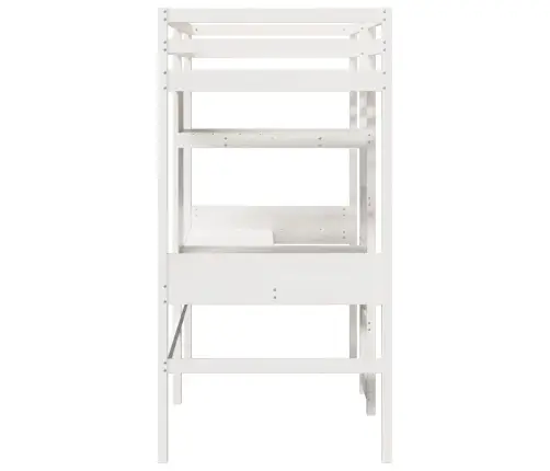 Augstās Gultas Rāmis Bez Matrača, 80X200 Cm, Priedes Masīvkoks Vidaxl