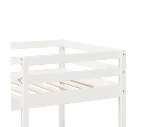 Augstās Gultas Rāmis Bez Matrača, 80X200 Cm, Priedes Masīvkoks Vidaxl