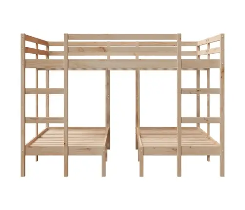 Triaukštės Lovos Rėmas, 160X200/80X160cm Pušies Masyvas