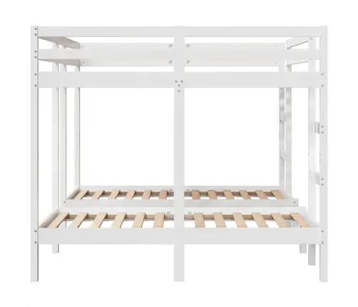 Kolmekohaline Narivoodi Raam, Valge 160X200/80X160 Cm Männipuit