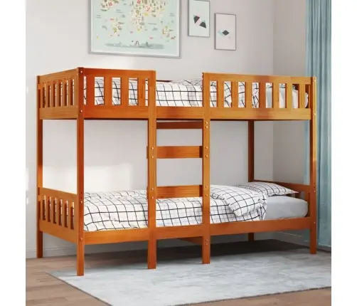 Narivoodi, Vahapruun, 90X200 cm Männipuit