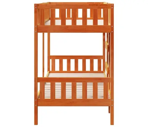 Narivoodi, Vahapruun, 90X200 cm Männipuit