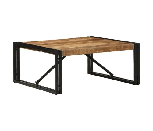 Kafijas Galdiņš 80X80X35 Cm Masīv Rough Wood Mango Vidaxl