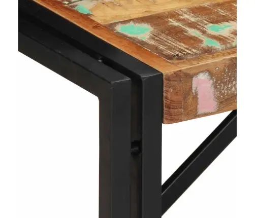 Daudzkrāsains Kafijas Galdiņš 80X40X35Cm Masīvkoks, Pārstrādāts Vidaxl