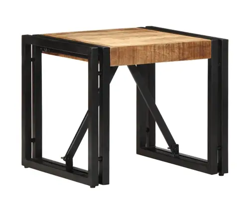 Kohvilaud, 40X40X35 cm Töötlemata Mangopuit