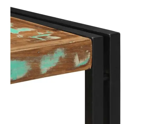 Daudzkrāsains Kafijas Galdiņš 40X40X35Cm, Pārstrādāts Masīvkoks Vidaxl