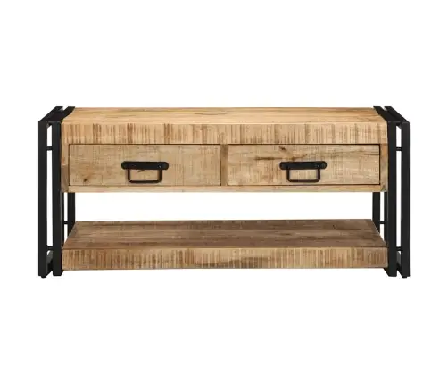 Diivanilaud 90X50X38 Cm Täistöötlemata Puidust Mango