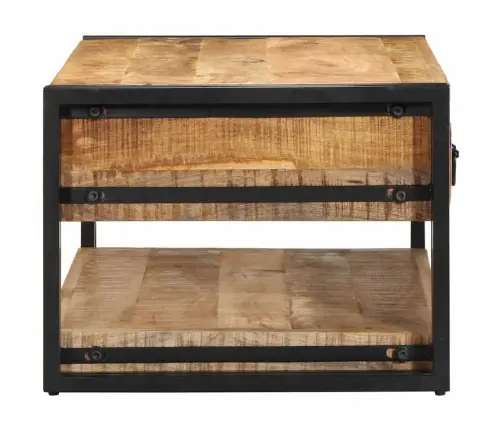 Diivanilaud 90X50X38 Cm Täistöötlemata Puidust Mango