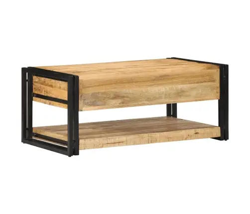 Diivanilaud 90X50X38 Cm Täistöötlemata Puidust Mango