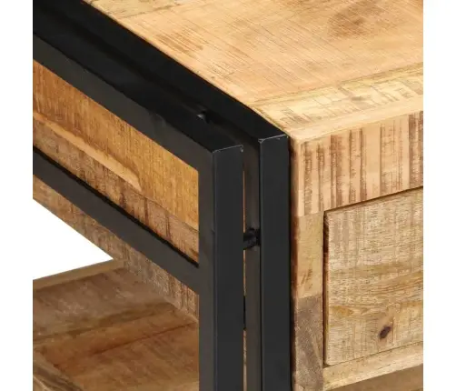 Diivanilaud 90X50X38 Cm Täistöötlemata Puidust Mango