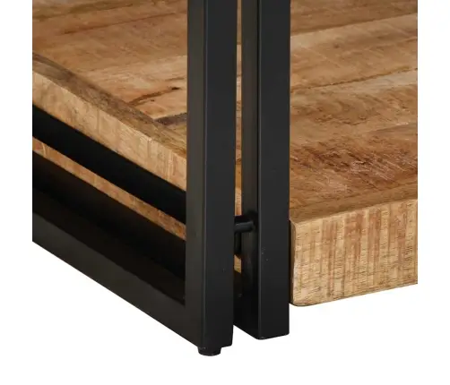 Diivanilaud 90X50X38 Cm Täistöötlemata Puidust Mango