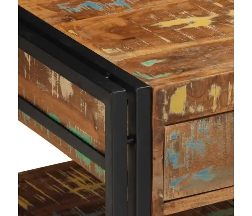 Mitmevärviline Diivanilaud 90X50X38 Cm Taaskasutatud Täispuit Mitmevärviline Diivanilaud 90X50X38 Cm Taaskasutatud Täispuit