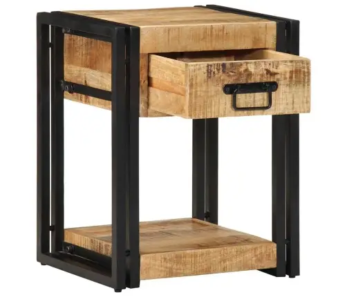 Naktsskapīši 2 Gab 40X35X50 Cm Masīvkoksnes Mango Vidaxl