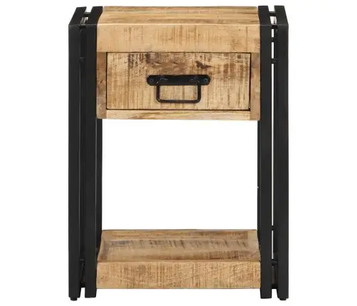 Naktsskapīši 2 Gab 40X35X50 Cm Masīvkoksnes Mango Vidaxl