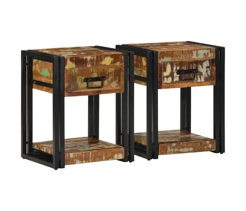 Naktsgaldiņi 2 Gab 40X35X50 Cm Ciets Koks Vidaxl Naktsgaldiņi 2 Gab 40X35X50 Cm Ciets Koks Vidaxl