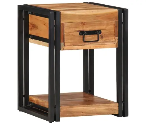 Naktsgaldiņš 40X35X50 Cm Masīvkoks Akācija Vidaxl