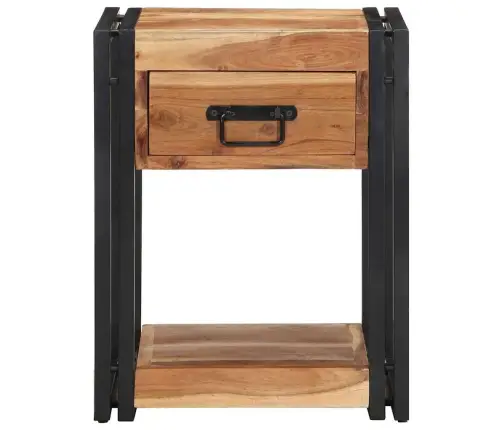Naktsgaldiņš 40X35X50 Cm Masīvkoks Akācija Vidaxl