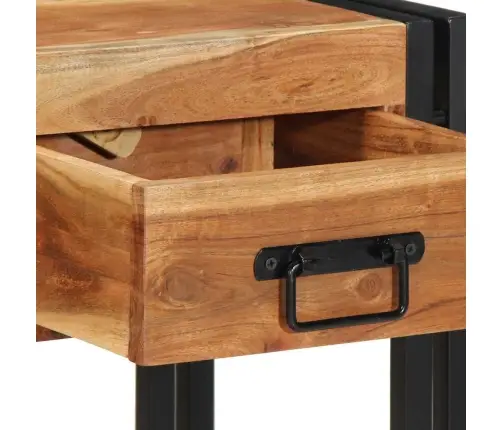 Naktsgaldiņi 2 Iepakojums 40X35X50 Cm Ciets Akācijas Koks Vidaxl