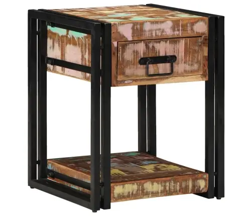 Naktsgaldiņi 2 Gab 40X40X50 Cm Pārstrādāts Masīvkoks Vidaxl