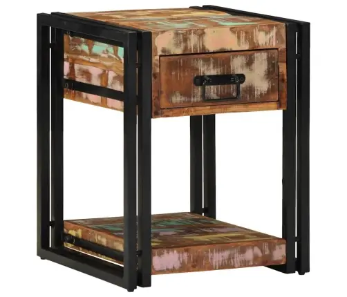 Naktsgaldiņi 2 Gab 40X40X50 Cm Pārstrādāts Masīvkoks Vidaxl