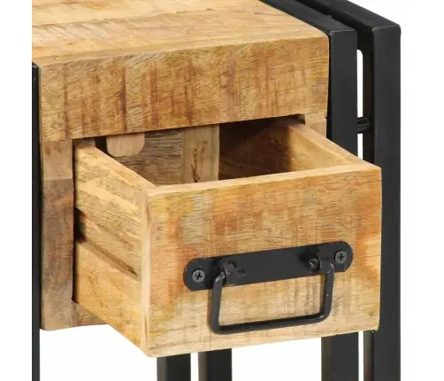 Öölambi Kapp Sahtliga 2 Pcs Pruun 30 X 30 X 40 Cm Mangopuit