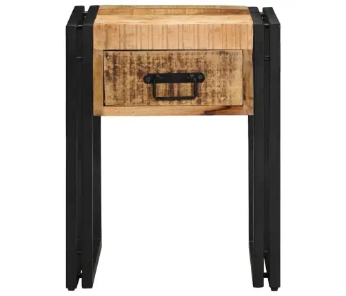 Blakus Galds 40X40X50 Cm Ciets Raupjš Mangoga Koks Vidaxl Blakus Galds 40X40X50 Cm Ciets Raupjš Mangoga Koks Vidaxl