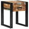 Abilaud Sahtliga 40 X 40 X 50 Cm Tugev Taastatud Puit Ja Metall