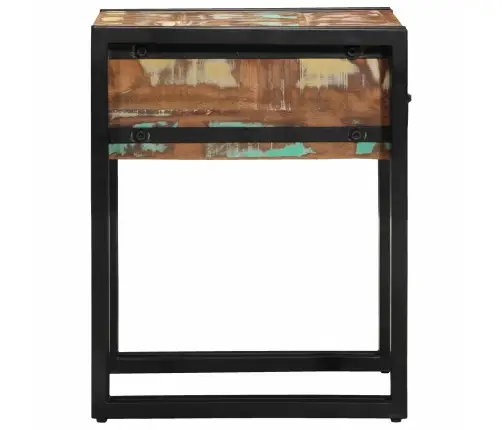 Žurnalinis Staliukas 40 X 40 X 50 Cm Kietas Atkurtas Medis