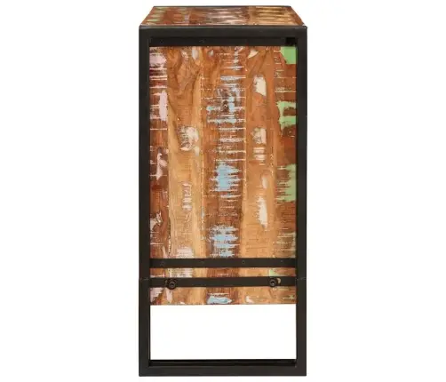 Puse Ar Atvilktni Brūna 66 X 33 X 70 Cm Ciets Atjaunots Koks Vidaxl