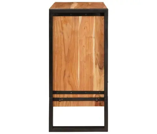 Puse Ar Atvilktni Brūna 66 X 33 X 70 Cm Cietā Akācijas Koks Vidaxl