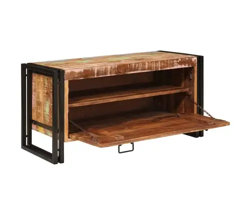 Kinga Kapp Uksega Pruun 90 X 38 X 45 Cm Tugev Taastatud Puit