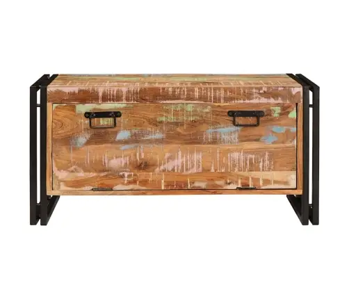 Kinga Kapp Uksega Pruun 90 X 38 X 45 Cm Tugev Taastatud Puit