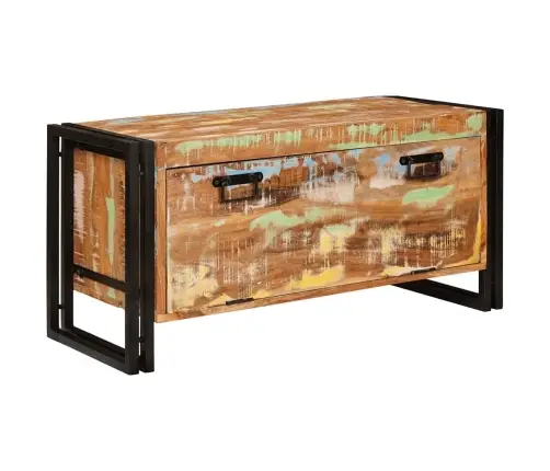 Kinga Kapp Uksega Pruun 90 X 38 X 45 Cm Tugev Taastatud Puit