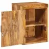 Naktsgaldiņš 2 Pcs Brūna 35 X 33 X 48 Cm Cieta Mango Koksne Vidaxl