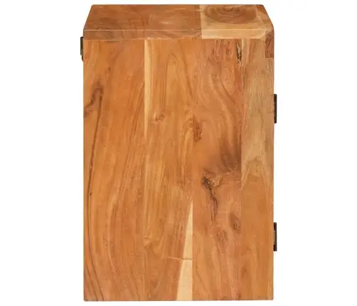 Naktsgaldiņš Brūna 35 X 33 X 48 Cm Cieta Koka Akācija Vidaxl