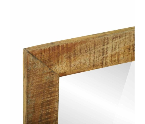 Vannas Spogulis 50X22X70 Cm Masīvais Rauka Mango Koks Vidaxl