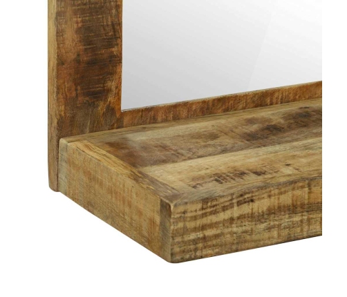 Vannas Spogulis 50X22X70 Cm Masīvais Rauka Mango Koks Vidaxl