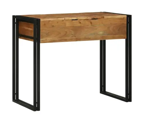 Grima Galds 90X50X75 Cm Masīvs Koks Akācija Vidaxl