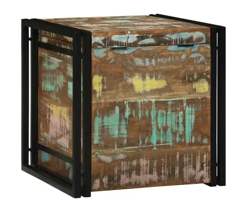 Glabāšanas Kastes 50 X 50 X 50 Cm Pārstrādāts Masīvkoks Vidaxl