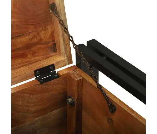 Glabāšanas Kastes Brūna 40 X 40 X 40 Cm Akācijas Masīvkoks Vidaxl