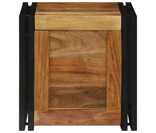 Glabāšanas Kastes Brūna 40 X 40 X 40 Cm Akācijas Masīvkoks Vidaxl