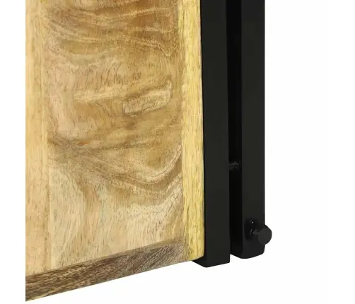 Vīna Plaukts 34.5 X 35 X 39 Cm Cietais Koks Raukts Mango Vidaxl
