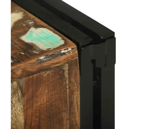 Vīna Plaukts 34.5X35X39 Cm Solid Koks Pārstrādāts Vidaxl